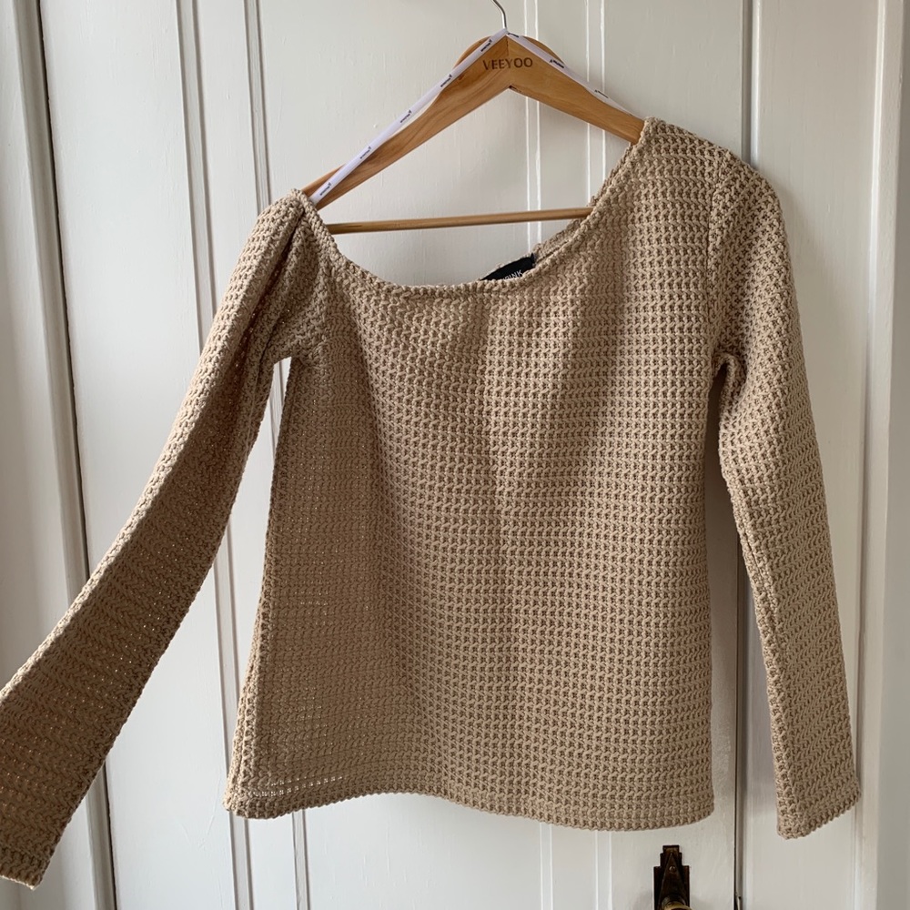 NWOT Off The Shoulder Knit Sweater